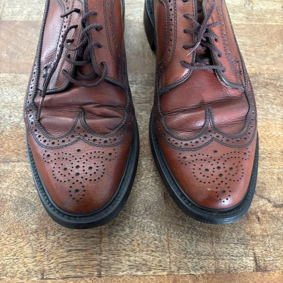 Vintage DEXTER punched heavy wingtip oxfords 10 C main image 4